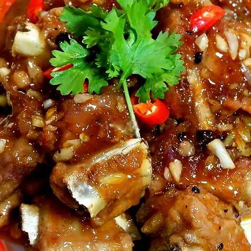 Hình ảnh Cơm Sườn Non Ram Chua Ngọt