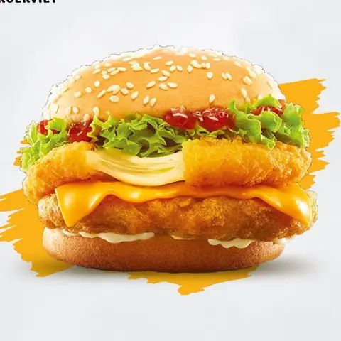 Hình ảnh Burger tôm đặc biệt