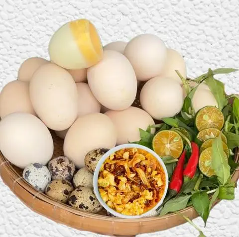 Hình ảnh Trứng Chấm SỐT MUỐI Tỏi Hành Phi (Hủ Nhỏ-Không Bánh Tráng)