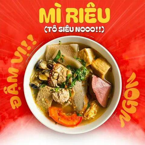 Hình ảnh Mì riêu cua đồng - tô super vô cực
