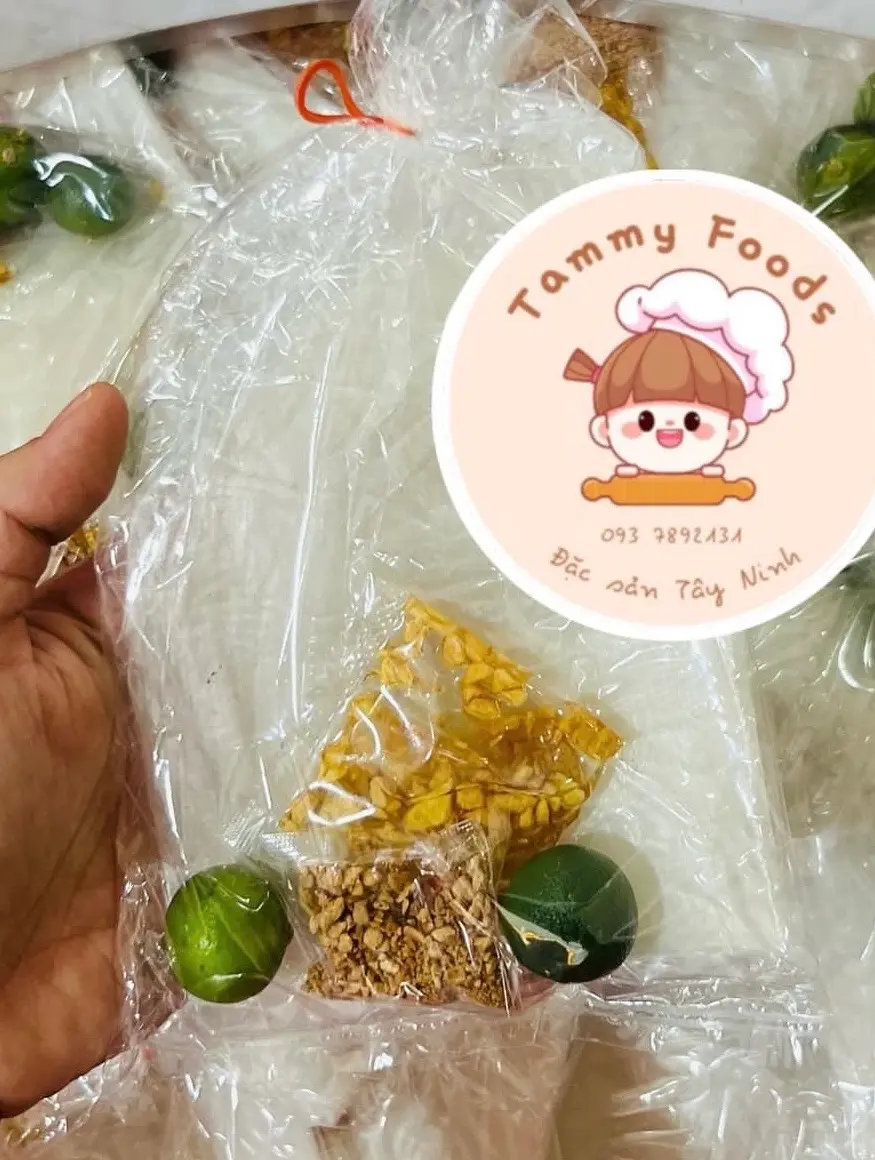 Hình ảnh Bánh tráng dẻo CHẤM TỎI TẮC