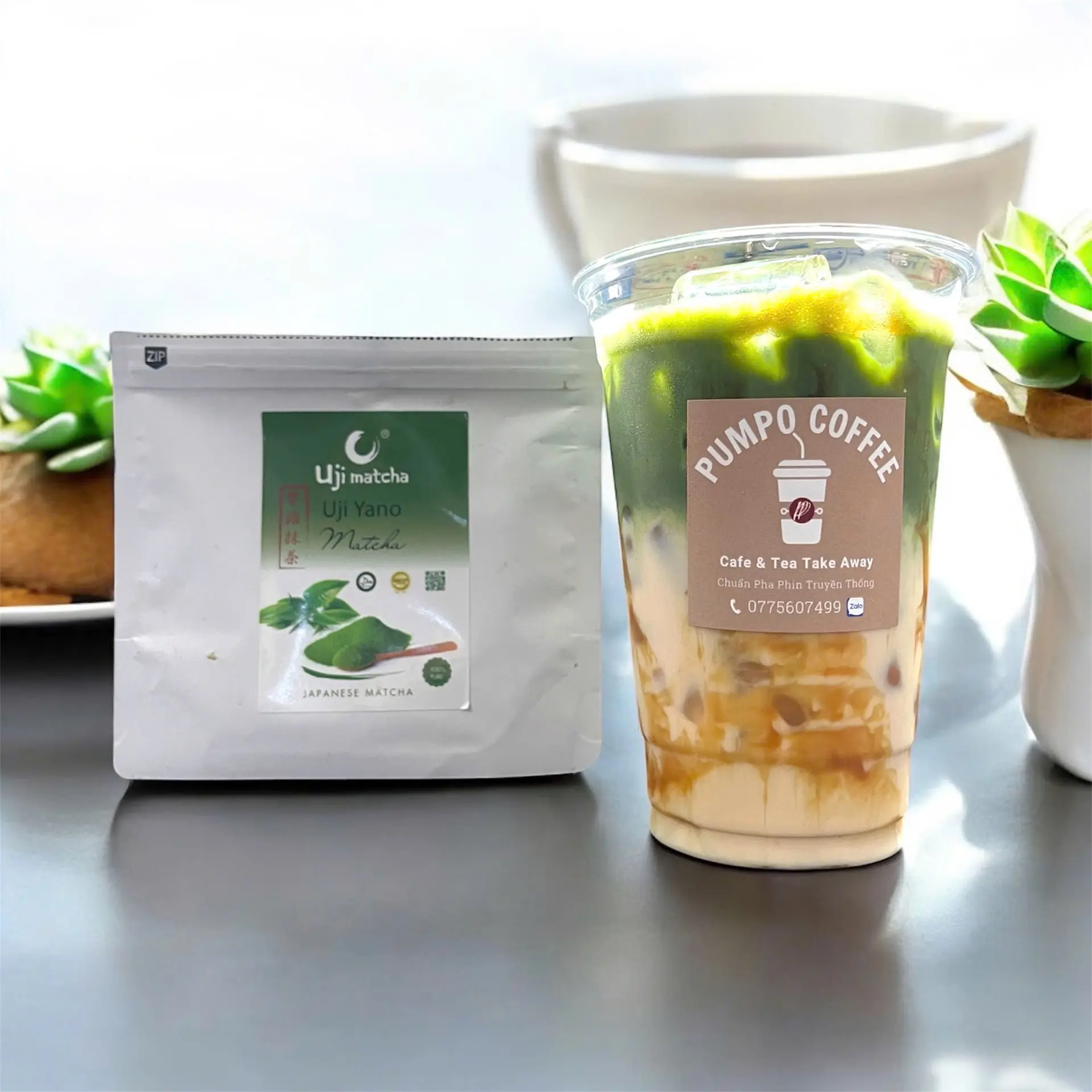 Hình ảnh Caramel matcha