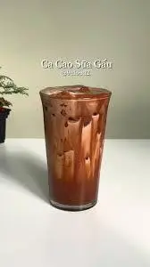 Hình ảnh Sữa gấu cacao thạch truyền thống 