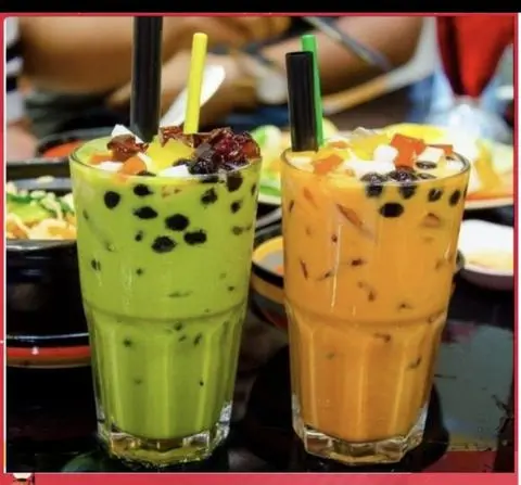 Hình ảnh trà sữa thái đỏ fulltopping 