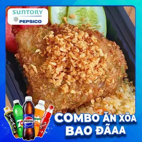 Hình ảnh Combo Cơm Gà Mắm Tỏi + Nước Ngọt SPVB