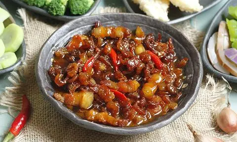Hình ảnh Kho Quẹt Thịt + Tôm Khô