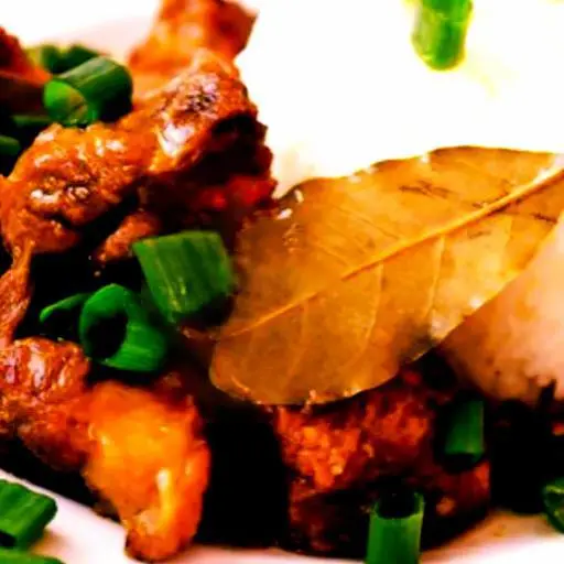 Hình ảnh Cơm chiên  thịt heo (fried rice pork adobo)