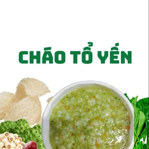 Hình ảnh Cháo tổ yến bò hầm với táo đỏ hạt sen 