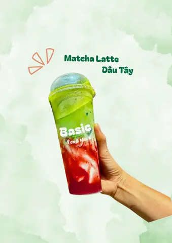 Hình ảnh Matcha Latte Dâu
