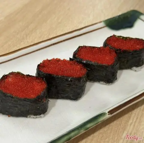 Hình ảnh Sushi trứng cá đỏ