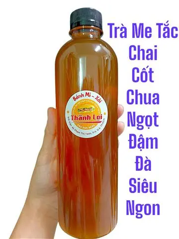 Hình ảnh TRÀ ME TẮC CHAI LỚN (Nước Cốt Đậm Đà)