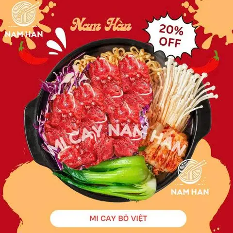 Hình ảnh Mì cay bò