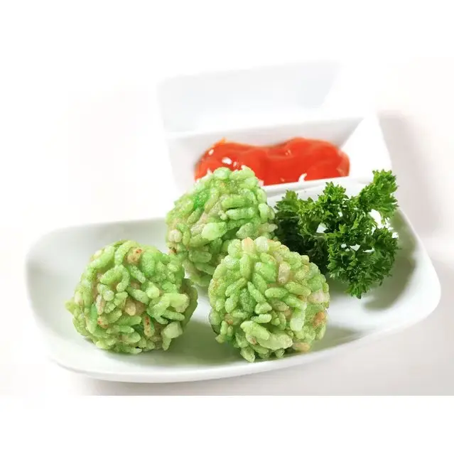Hình ảnh Cá viên cốm xanh