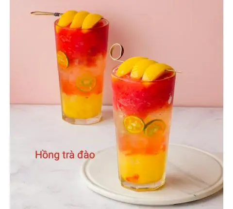 Hình ảnh Hồng trà đào (L)