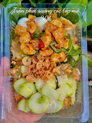Hình ảnh Bánh tráng trộn cóc tóp mỡ