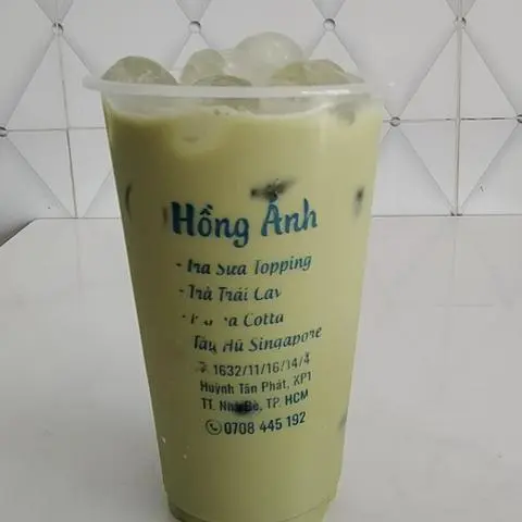 Hình ảnh Trà sữa Thái xanh trân châu dai 