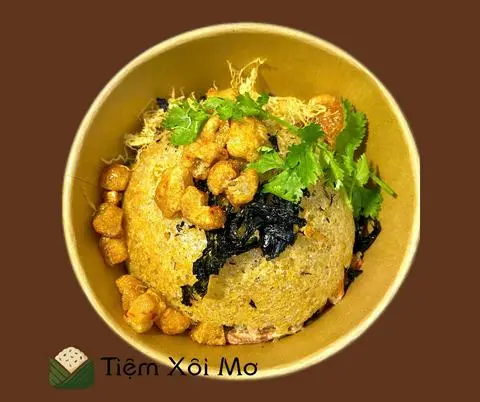 Hình ảnh Xôi ghẹ đặc biệt tóp mỡ