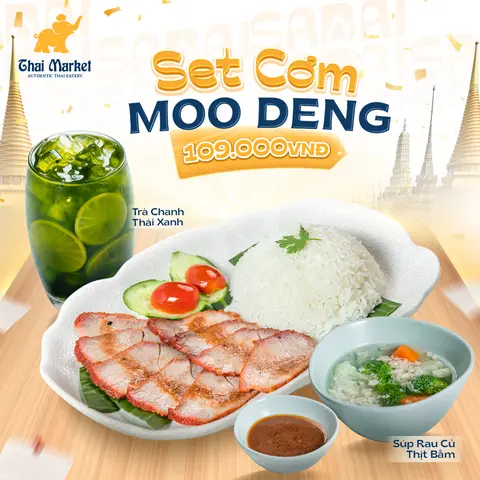 Hình ảnh Set Cơm Moo Daeng