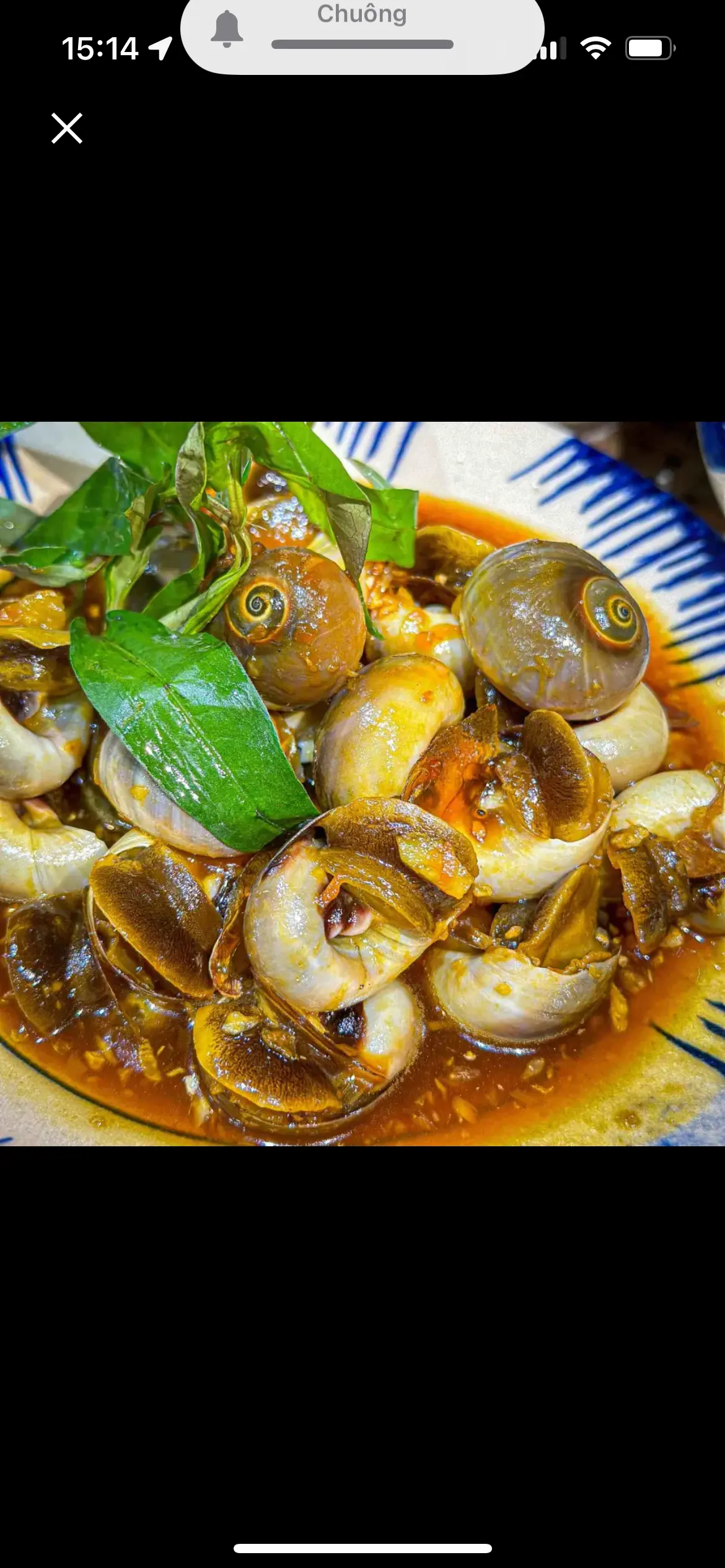 Hình ảnh ốc mỡ xào me 