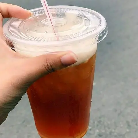 Hình ảnh Hồng trà sủi bột tuổi thơ