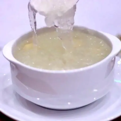 Hình ảnh Tổ yến chưng đường ăn kiêng - táo đỏ hạt sen - thố lớn