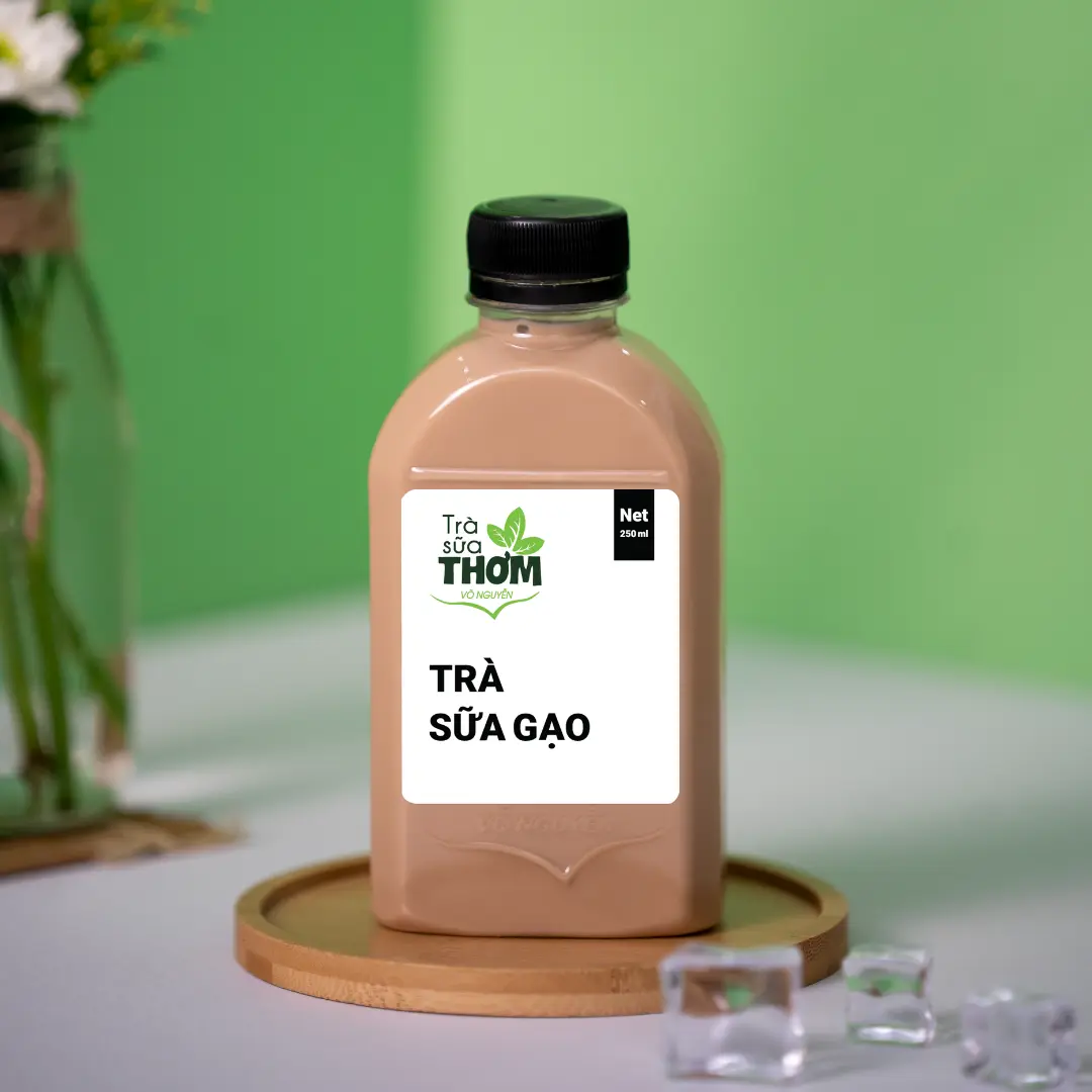 Hình ảnh Chai Trà sữa Gạo 