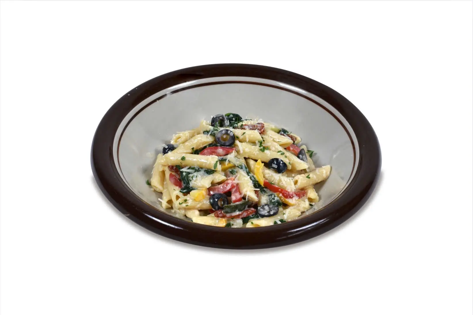 Hình ảnh Nui penne với rau củ và sốt phô mai parmesan