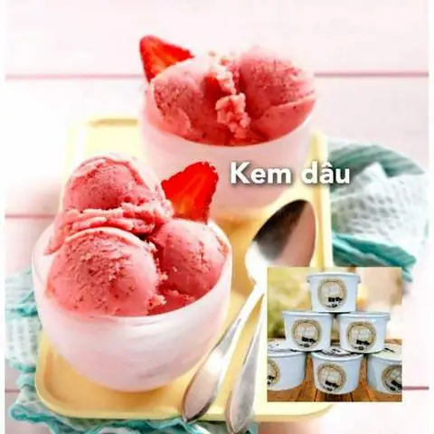 Hình ảnh Kem dâu hũ 200g