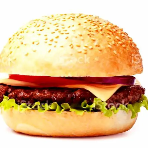 Hình ảnh Hamburger heo - phô mai - trứng