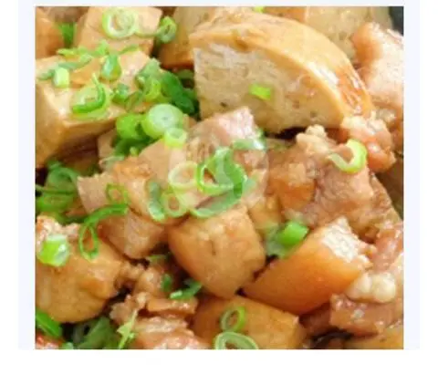 Hình ảnh Cơm chả lụa rim thịt