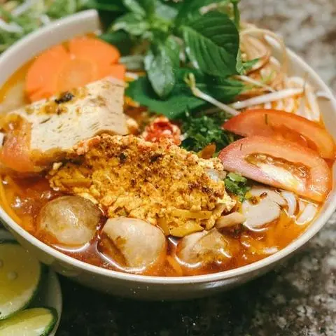 Hình ảnh bún riêu chay Đặc Biệt