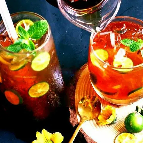 Hình ảnh Hồng trà tắc mật ong