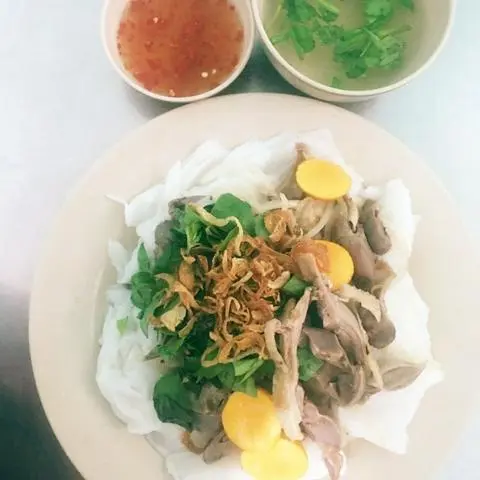 Hình ảnh bánh ướt gà, lòng