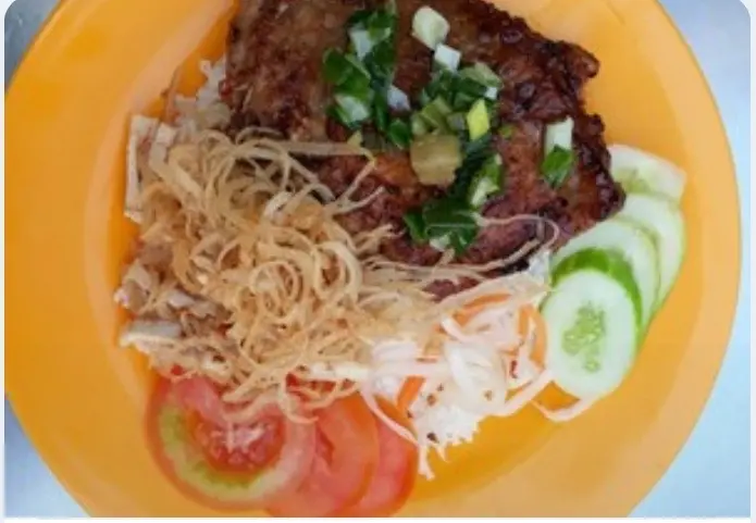 Hình ảnh cơm ba rọi nướng