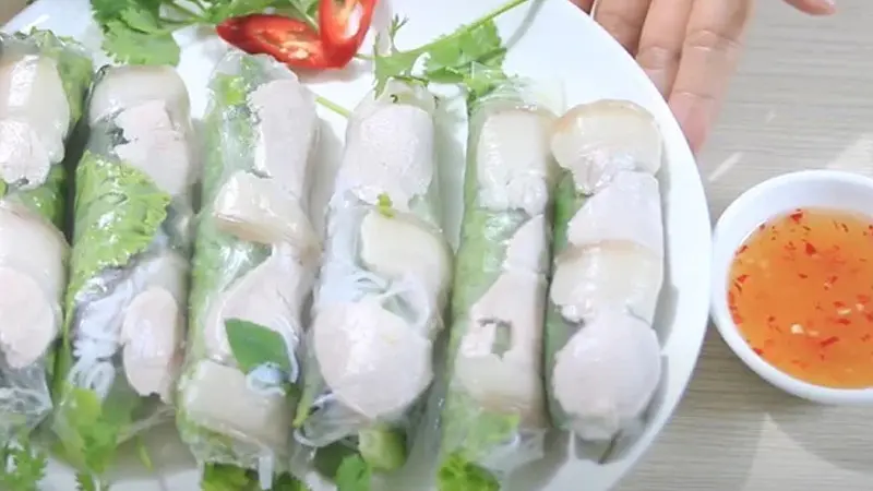 Hình ảnh Gỏi cuốn thịt