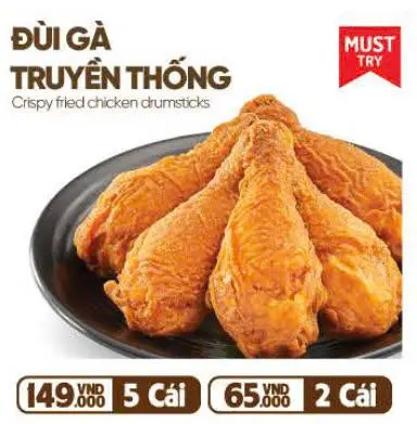 Hình ảnh Đùi gà truyền thống nhỏ ( 2 cái)