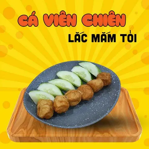 Hình ảnh Món KM Xiên Cá Viên lắc mắm tỏi