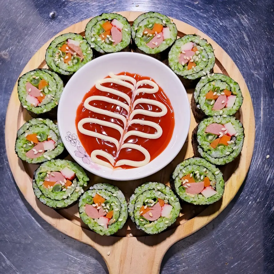 Hình ảnh Cơm cuộn Matcha