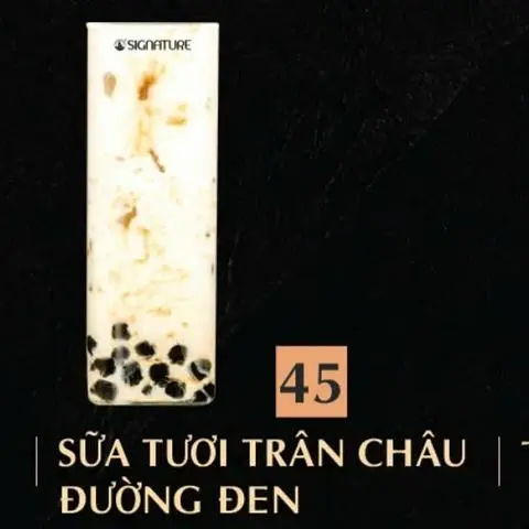 Hình ảnh Sữa tươi trân châu đường đen