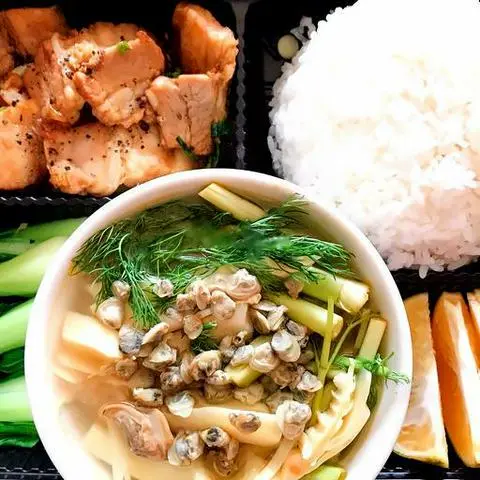 Hình ảnh Combo 2 - cơm ba rọi kho tiêu