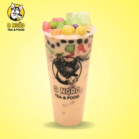 Hình ảnh Trà Sữa Nhiều Vị Full Topping - L