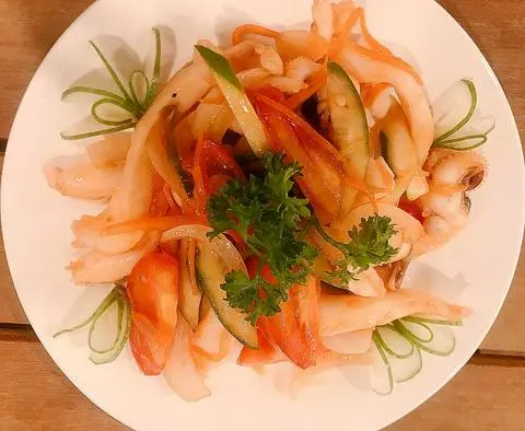 Hình ảnh Mực Xào chua ngọt