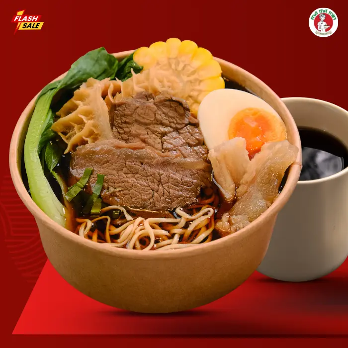 Hình ảnh Combo Mì Bò Cay + Nước Sâm