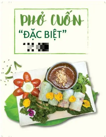 Hình ảnh Phở cuốn chay - 4 cuốn