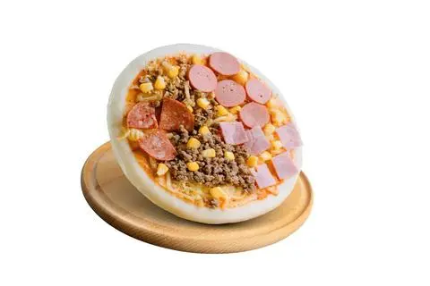 Hình ảnh Pizza bò Italia xúc xích 18cm