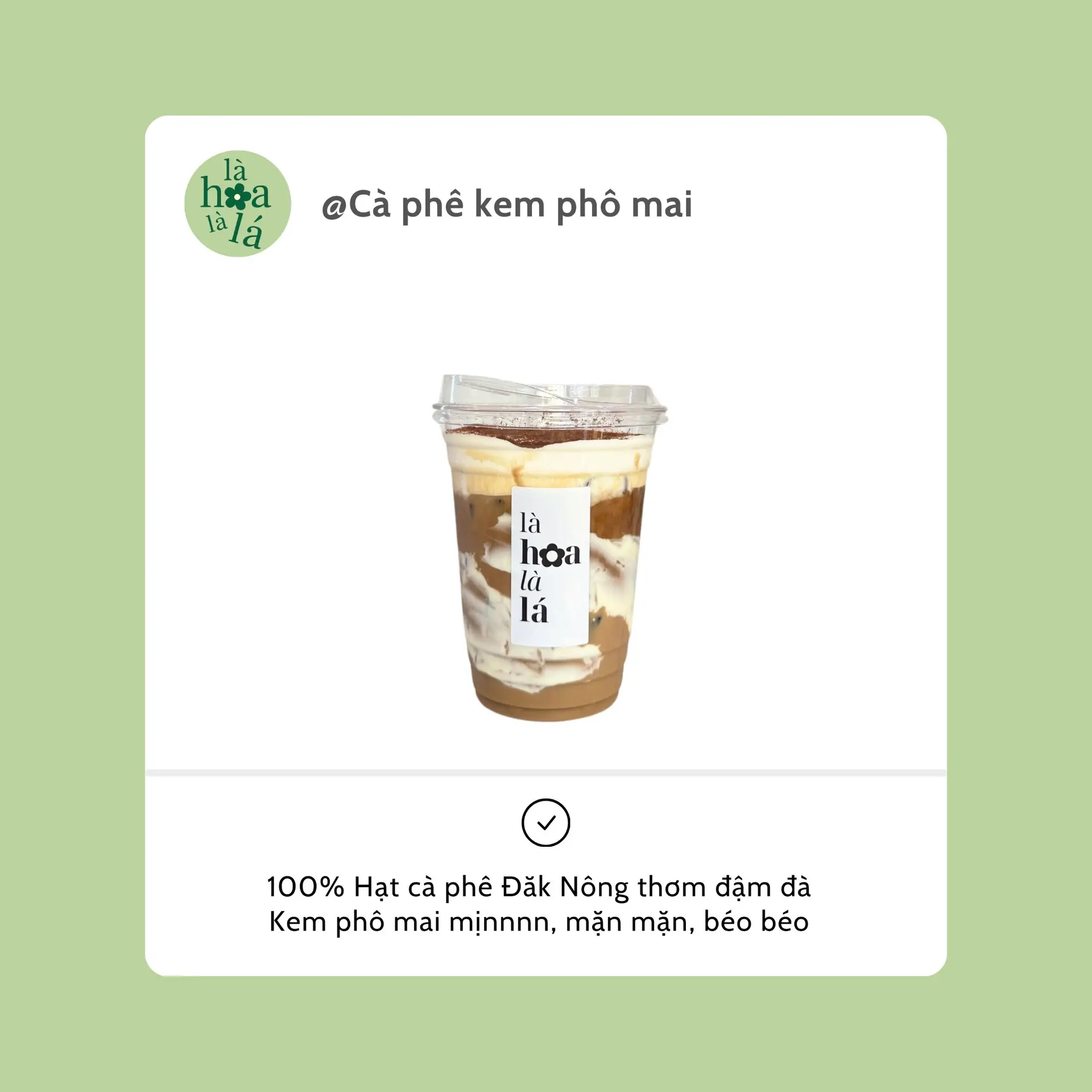 Hình ảnh Cafe Kem Phô Mai