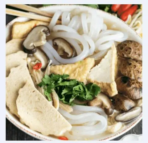 Hình ảnh Bánh Canh Vegetarian Tapioca Noodle Soup"