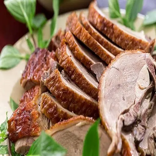Hình ảnh ngan quay móc mật 1/2 con + bún