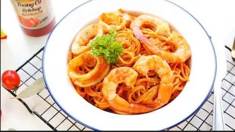 Hình ảnh Mì Ý hải sản xốt bò bằm cà chua