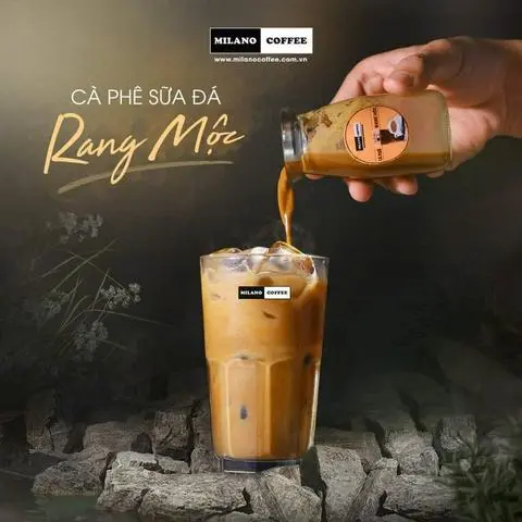 Hình ảnh Cà phê sữa rang mộc